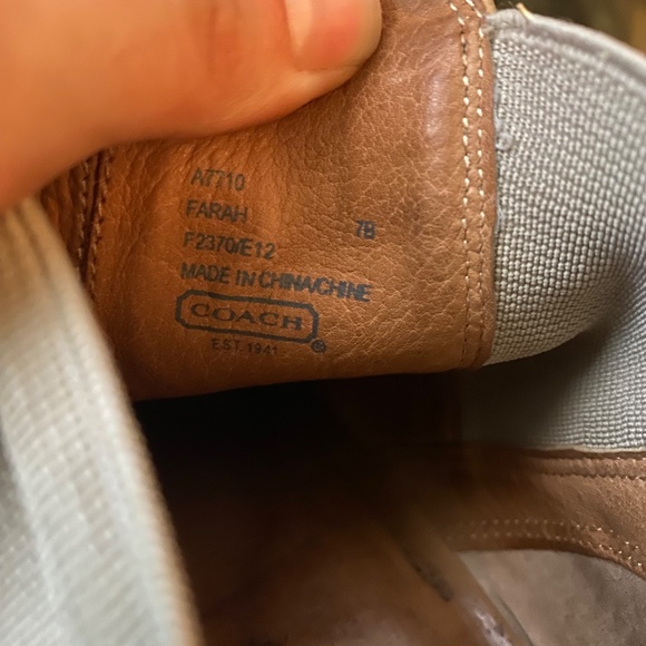 COACH Wedges with Wood sole - Picture 6 of 6